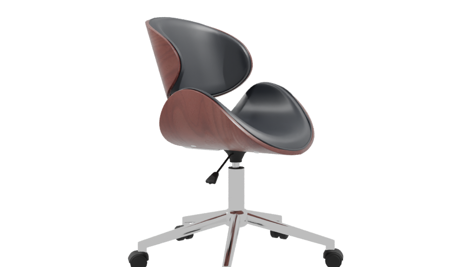 Sleek Modern Office Chair 3D - Professional 3D Model Render 9