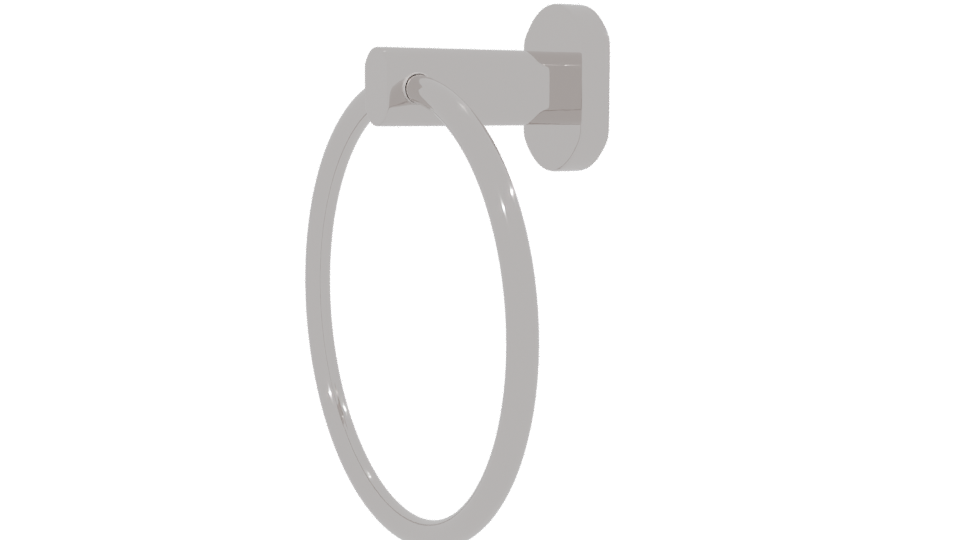 Stylish Bathroom Towel Ring 3D - Professional 3D Model Render 13