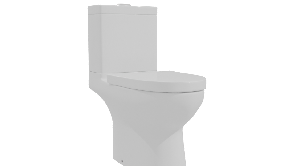 Modern Bathroom Toilet 3D Model - Professional 3D Model Render 10