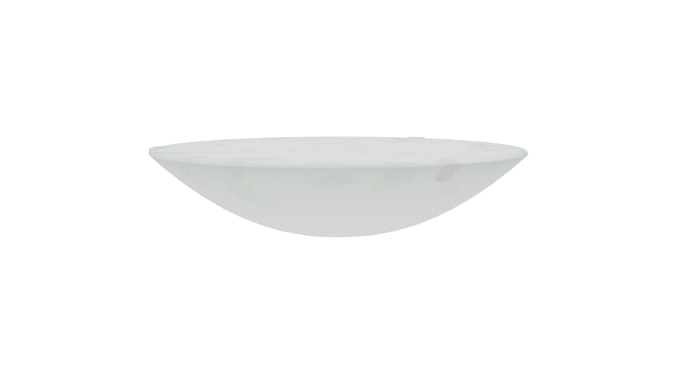 Elegant Shallow Glass Bowl 3D - Professional 3D Model Render 8
