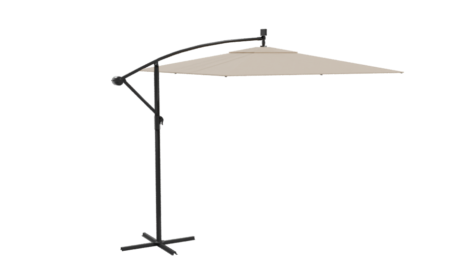 Stylish Outdoor Umbrella 3D Model - Professional 3D Model Render 10