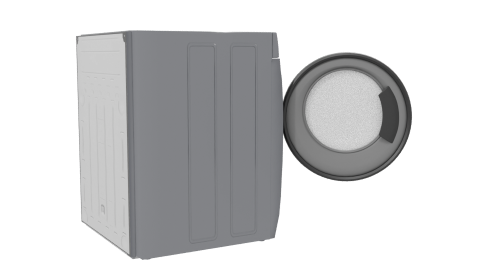 Modern Household Dryer 3D Model - Professional 3D Model Render 7