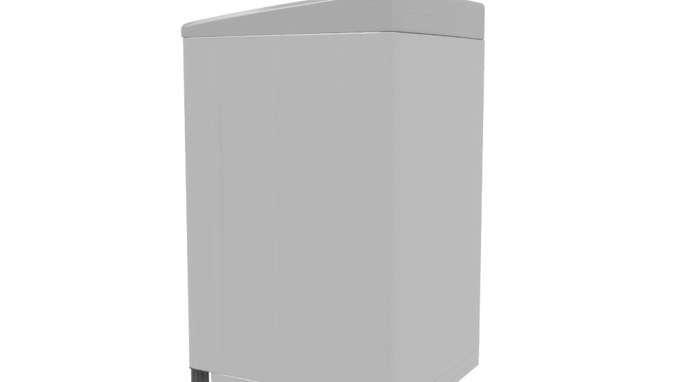 Compact Top-Load Washing Machine 3D - Professional 3D Model Render 3