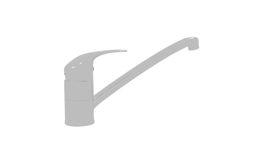 Sleek Chrome Beverage Dispenser 3D Model - Professional 3D Model Render 7