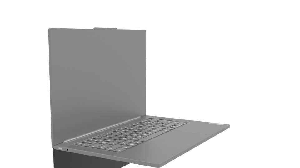 Sleek Laptop 3D Model - Professional 3D Model Render 9