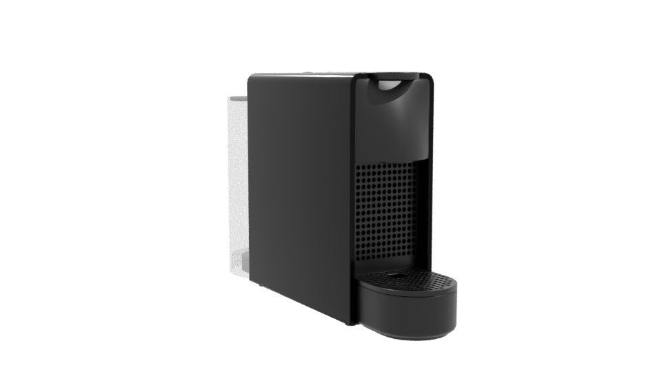 Sleek Modern Coffee Machine 3D - Professional 3D Model Render 10