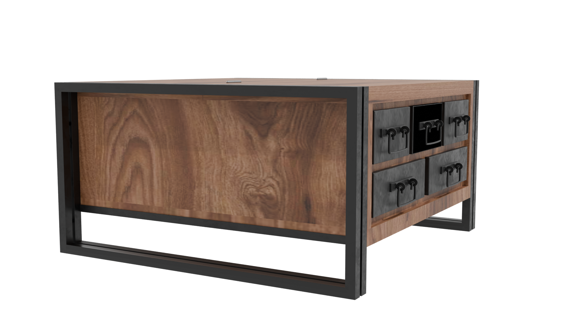 Stylish Modern Storage Table 3D - Professional 3D Model Render 9