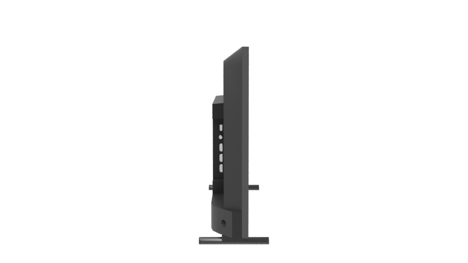 Sleek Modern Flat-Screen TV 3D Model - Professional 3D Model Render 8