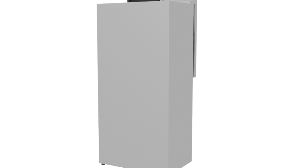 Sleek Modern Refrigerator 3D - Professional 3D Model Render 6