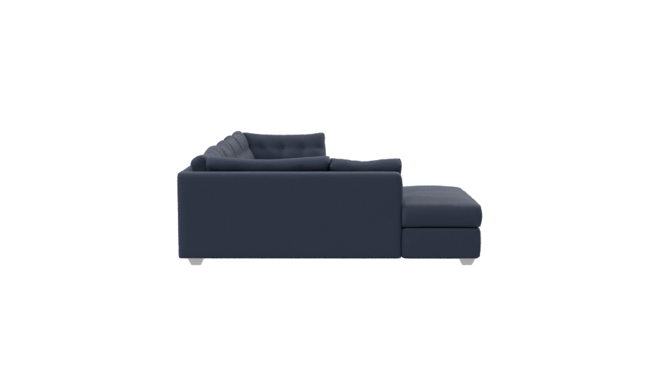 Stylish Modern L-Shaped Sofa 3D Model - Professional 3D Model Render 8