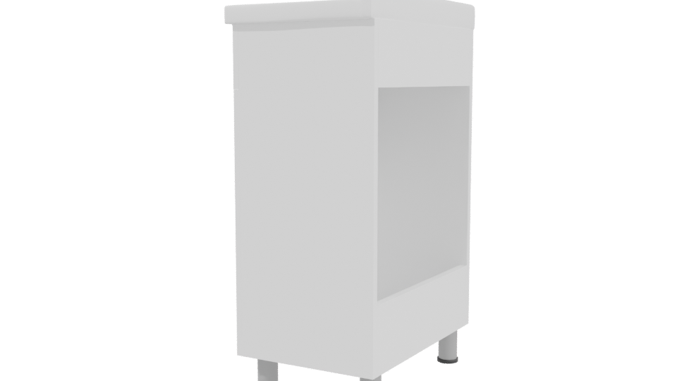 Modern Vanity Sink Cabinet 3D - Professional 3D Model Render 3