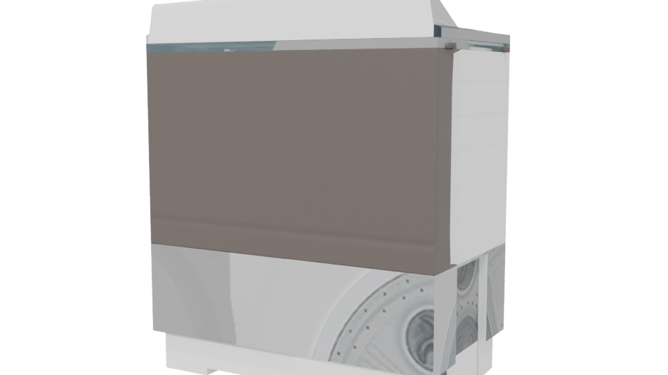 LG Twin Tub Washing Machine 3D - Professional 3D Model Render 6