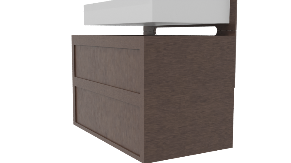 Stylish Bathroom Vanity 3D Model - Professional 3D Model Render 7