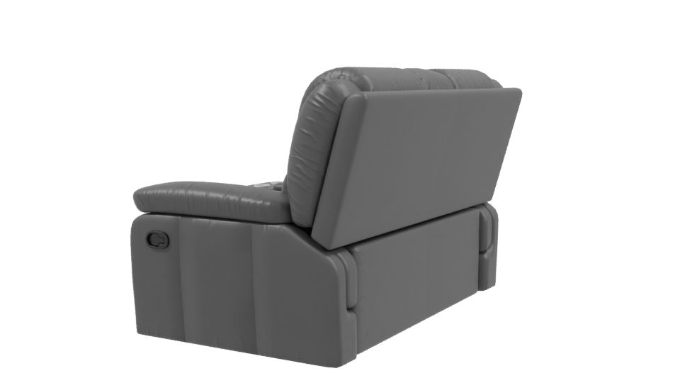 Luxurious Reclining Sofa Model - Professional 3D Model Render 3
