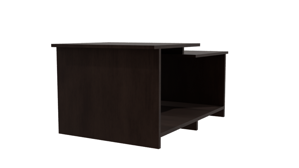 Contemporary Wooden Coffee Table 3D - Professional 3D Model Render 9