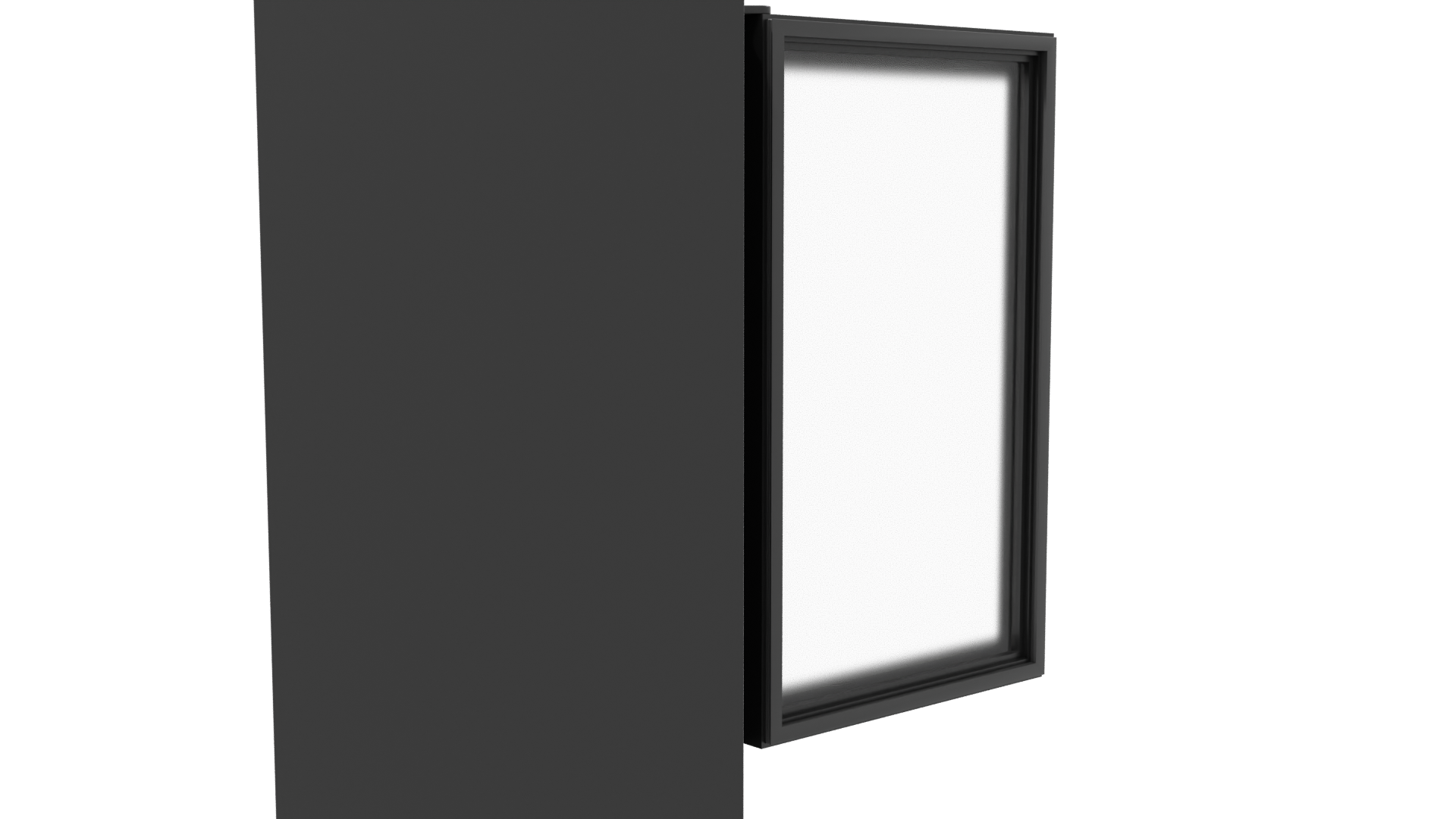 Modern Glass Door Refrigerator 3D - Professional 3D Model Render 8