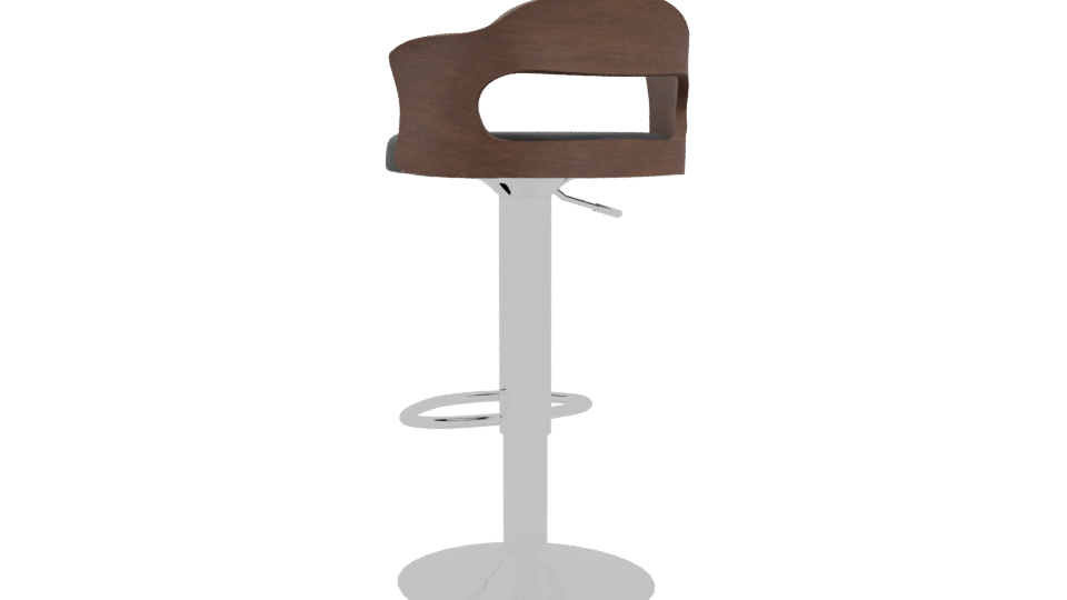 Stylish Adjustable Bar Stool 3D - Professional 3D Model Render 4