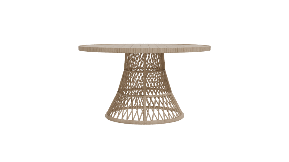 Stylish Round Dining Table 3D - Professional 3D Model Render 11