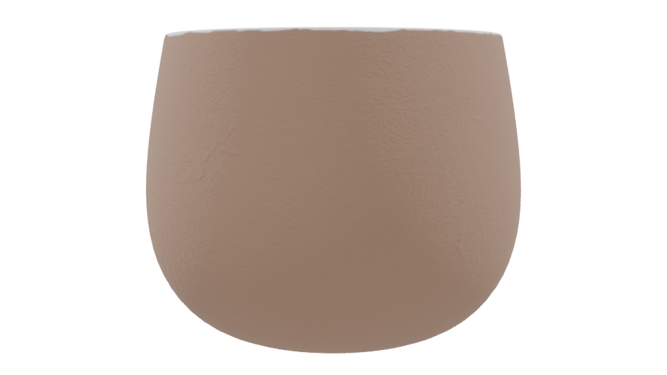Minimalist Ceramic Flower Pot 3D - Professional 3D Model Render 9
