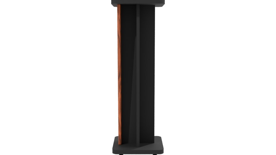 Stylish Wooden Podium Model 3D - Professional 3D Model Render 2