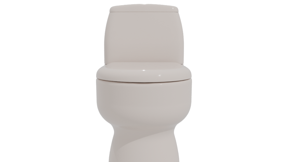 Stylish Bathroom Toilet Model 3D - Professional 3D Model Render 11