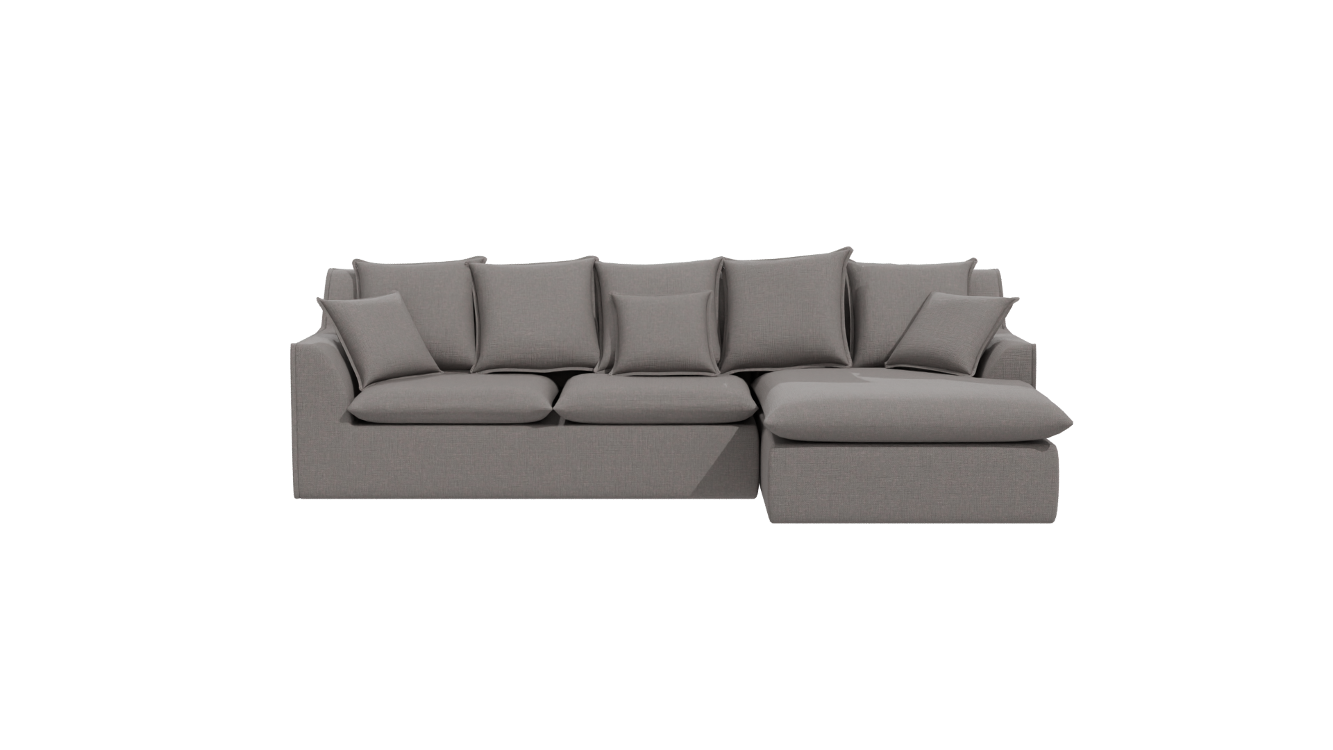 Modern Fabric Sofa 3D Model - Professional 3D Model Render 11