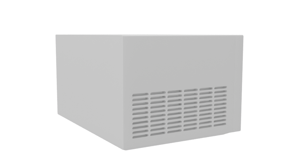 Stylish Compact Microwave 3D Model - Professional 3D Model Render 7