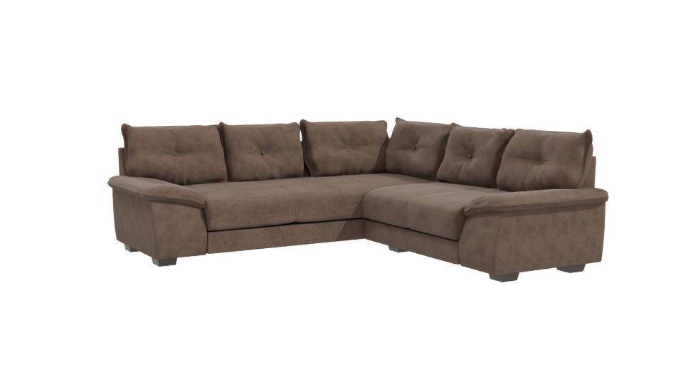 Stylish Sectional Sofa Model 3D - Professional 3D Model Render 10