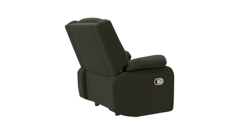 Individual Reclining Chair 3D Model - Professional 3D Model Render 7