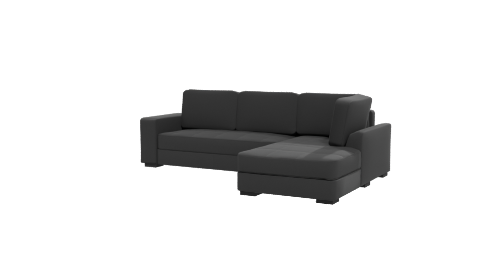 Contemporary Sectional Sofa 3D Model - Professional 3D Model Render 12