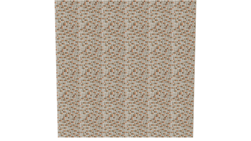 Mosaic Tile 30x30 cm 3D Model - Professional 3D Model Render 11