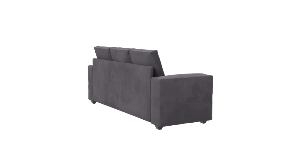 Contemporary 3-Seat Sofa Model - Professional 3D Model Render 7