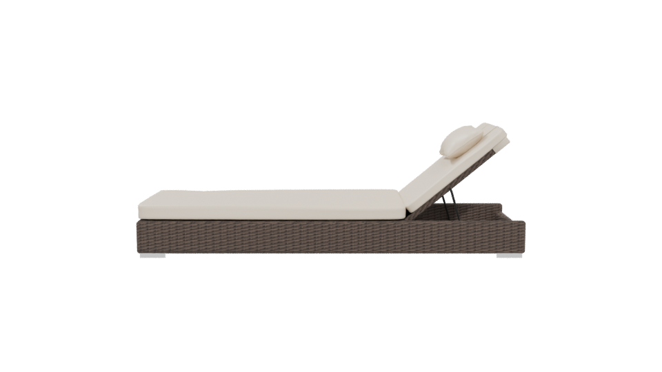 Stylish Outdoor Lounge Chair 3D - Professional 3D Model Render 5