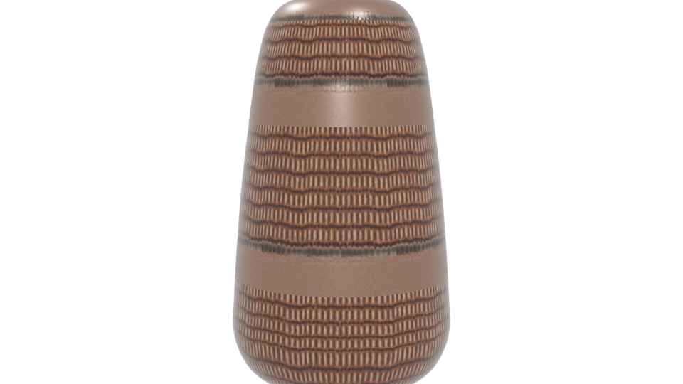 Stylish Ceramic Vase 3D Model - Professional 3D Model Render 5