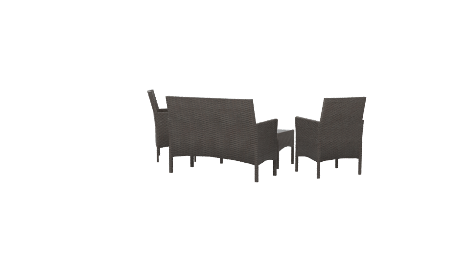 Modern Outdoor Furniture Set 3D - Professional 3D Model Render 6