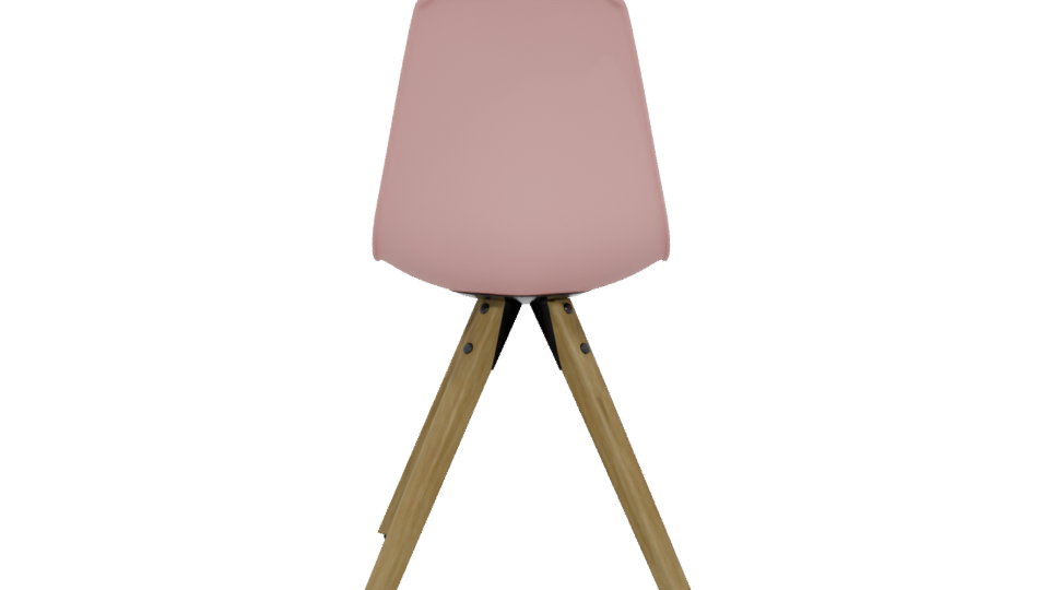 Stylish Modern Pink Chair 3D - Professional 3D Model Render 5
