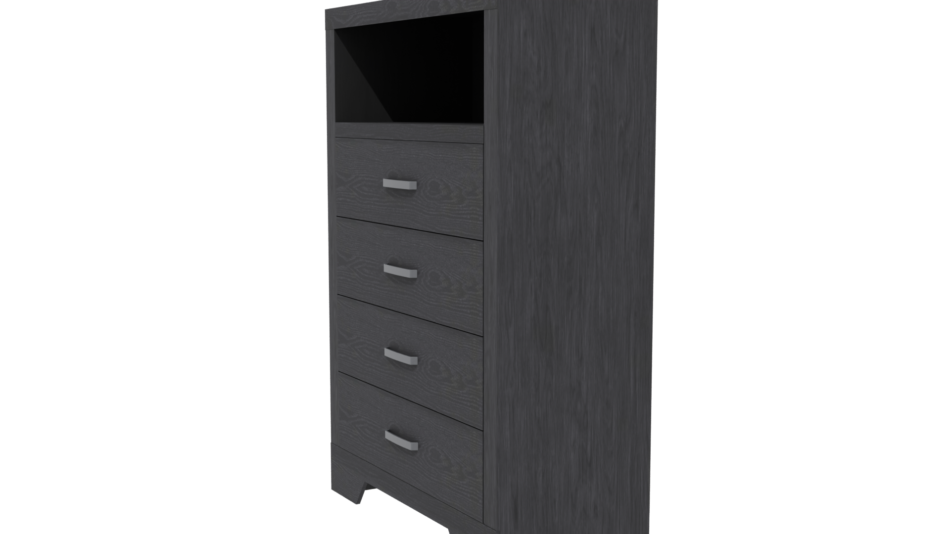 Stylish Wooden Drawer Unit 3D - Professional 3D Model Render 13