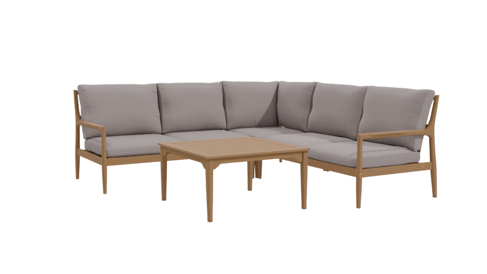 Modern Outdoor Sofa Set 3D - Professional 3D Model Render 10