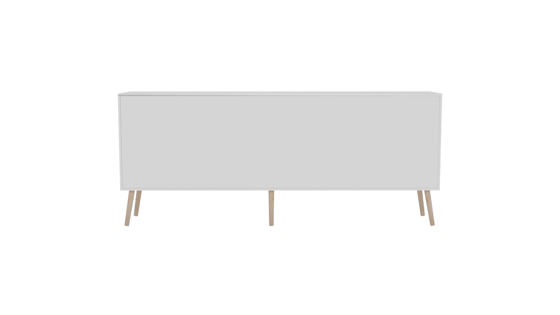 Stylish Modern Wooden Sideboard 3D - Professional 3D Model Render 5