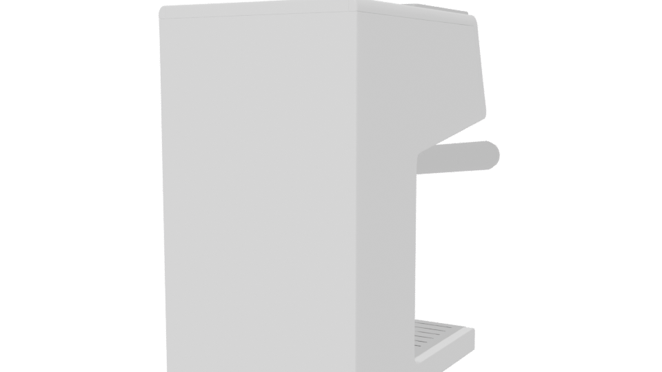 Sleek Espresso Machine Model 3D - Professional 3D Model Render 6