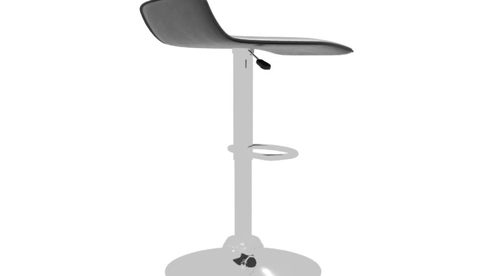 Modern Bar Stool 3D Model - Professional 3D Model Render 7