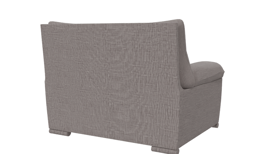 Stylish Lounge Armchair 3D Model - Professional 3D Model Render 6