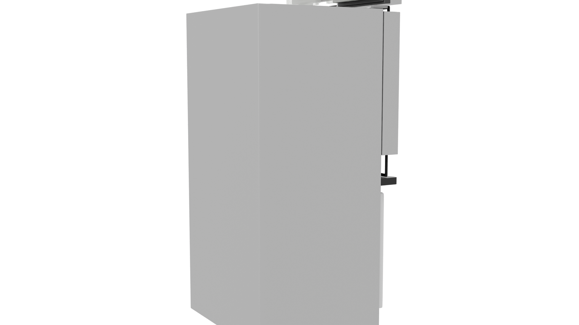 Stylish Modern Refrigerator 3D - Professional 3D Model Render 7