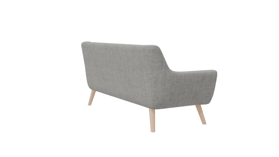 Modern Two-Seat Sofa 3D - Professional 3D Model Render 7