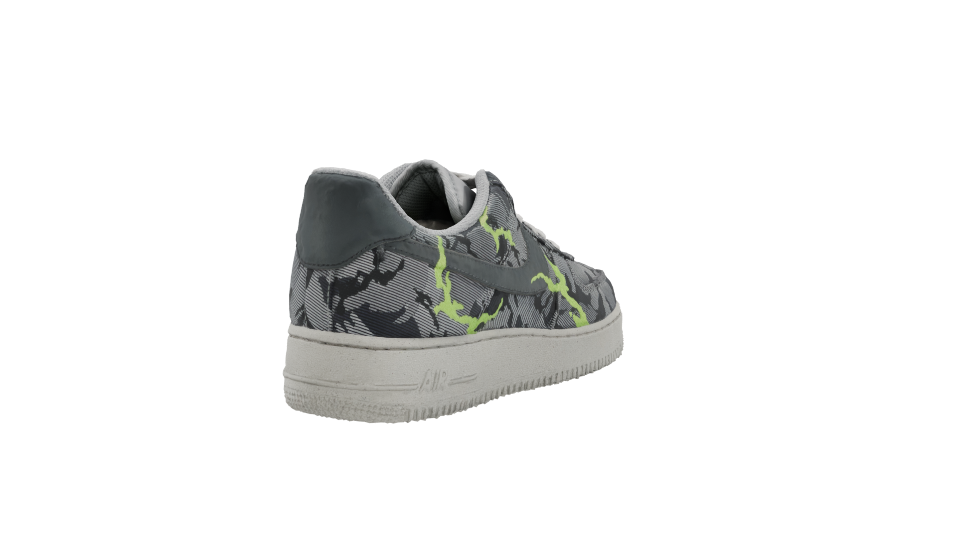 Stylish Camo Sneakers 3D Model - Professional 3D Model Render 9