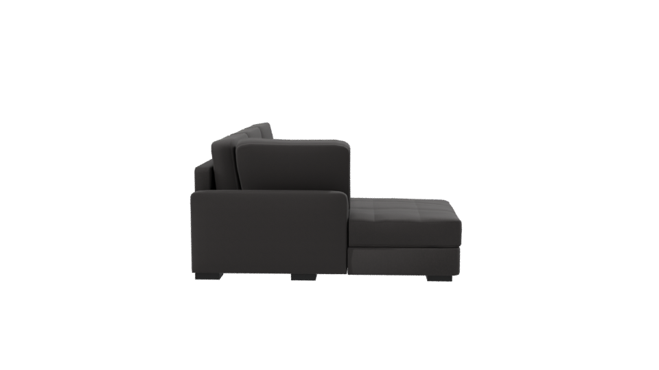 Contemporary L-Shaped Sofa Model 3D - Professional 3D Model Render 8