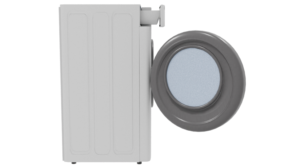 Realistic Front Loading Washer 3D - Professional 3D Model Render 8