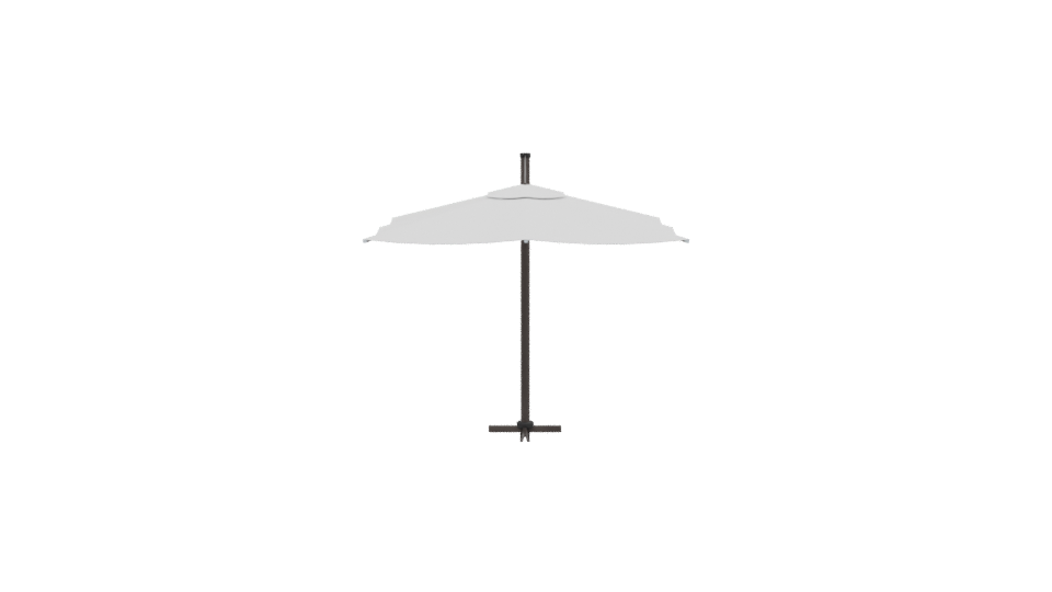 Stylish Outdoor Canopy Sun Shade 3D Model - Professional 3D Model Render 2
