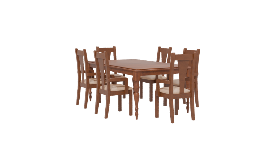 New Fiorentina Dining Set 3D - Professional 3D Model Render 13