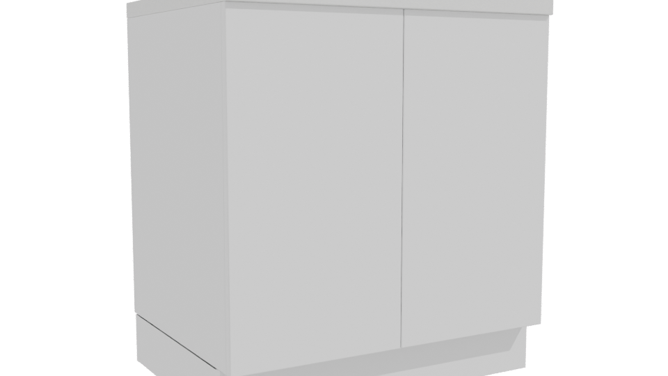 Stylish Modern Kitchen Island 3D Model - Professional 3D Model Render 10